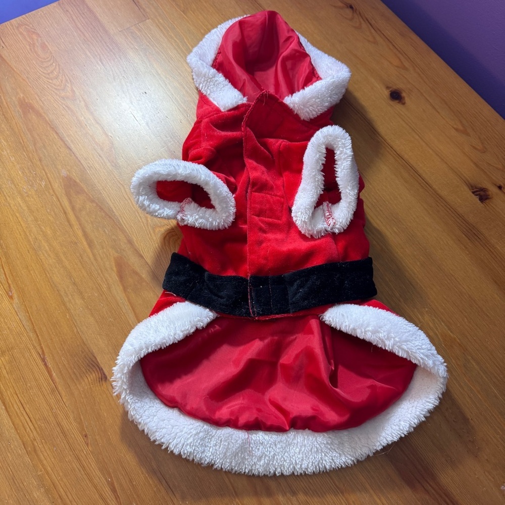 Santa dog costume
